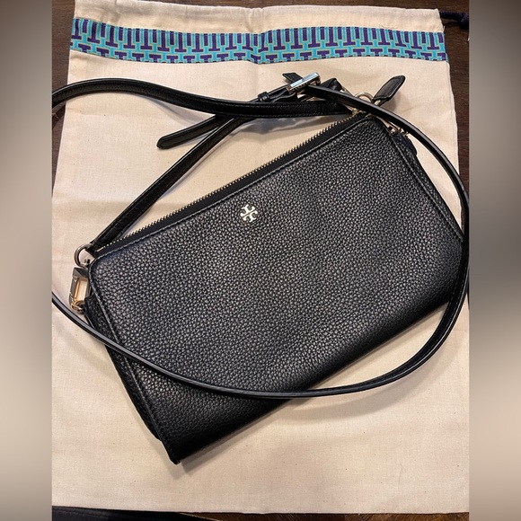 Tory Burch Bags Kira Pebbled Leather Wallet Crossbody Bag Tory